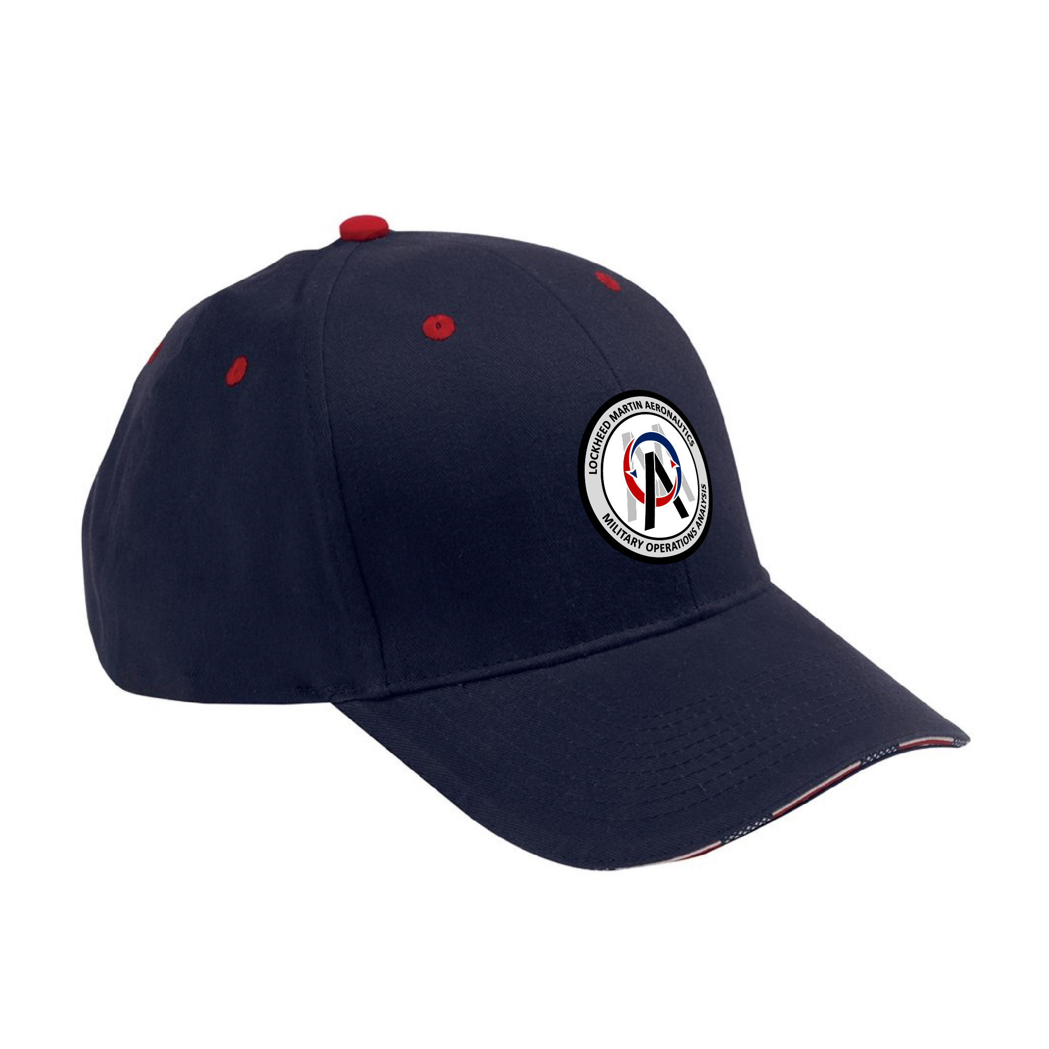 MOA Patch Hat - Navy/Red